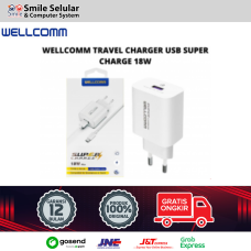 Wellcomm Travel Charger USB Super Charger 18W