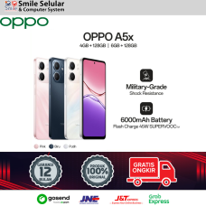 OPPO A5x 4GB+128GB & 6GB+128GB (Garansi Resmi)