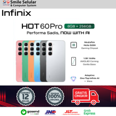 Infinix Hot 60 Pro 8/256GB - Up to 16GB Extended RAM - Helio G200 - 6.78 inch 144Hz AMOLED - 50MP - 5160 mAh - NFC 