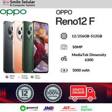 Oppo Reno 12 F 5G 12/256GB - 12/512GB Garansi Resmi