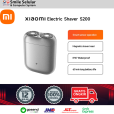 Xiaomi Electric Shaver S200 | Mata pisau dua alur | Kepala cukur lepas pasang | IPX7 Anti Air | Sensor otomatis saat sentuh wajah 