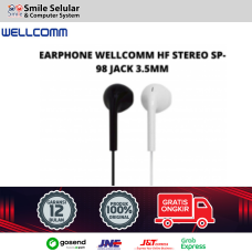 Earphone Wellcomm HF Stereo SP-98 Jack 3.5MM