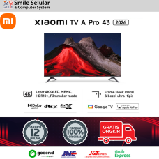 Xiaomi TV A Pro 43 2026 | 4K QLED HDR10+ | Dolby Audio | Google TV